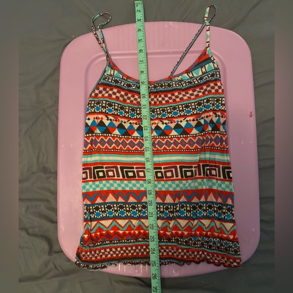 Aztec Print Y2K Tank Top - Picture 5 of 5